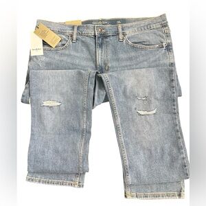 Goodfellow & Co Light Blue Ripped Men’s Jeans, Size 38x30, Slim Fit, NWT